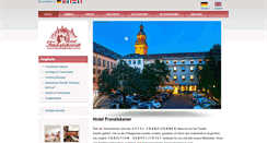 Desktop Screenshot of hotel-franziskaner.de